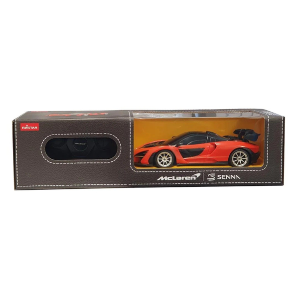ORANGE MCLAREN SENNA REMOTE CONTROL CAR WITH SCALE 1 TO 24