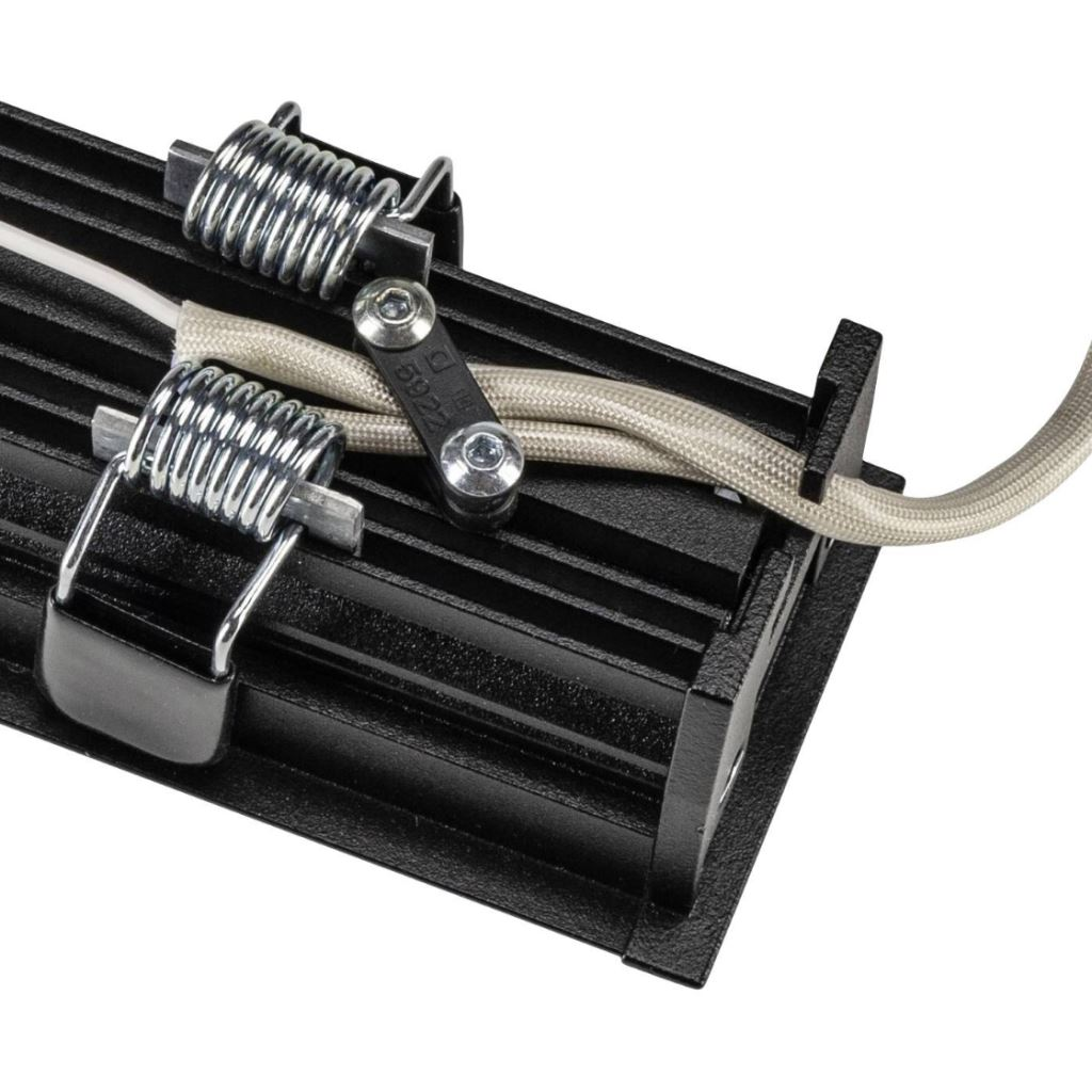 SLV MILANDOS 6 LED-es beépíthető lámpa fekete (1005416) (SLV1005416)