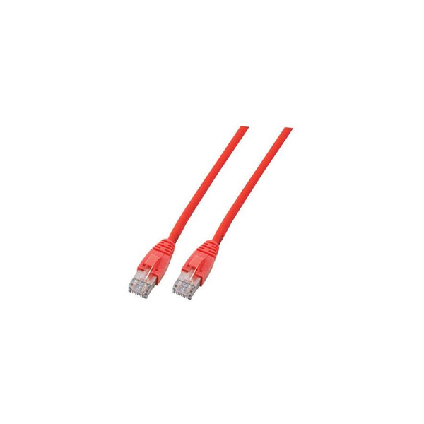 EFB RJ45 Patchkabel U/UTP, Cat.6, LSZH, CCA, 10m, rot