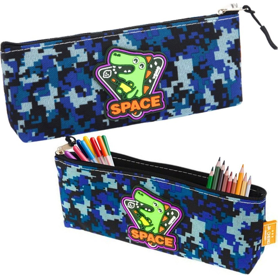 Space Dinosaur Pixels Blue Tolltartó 20x8 cm 21994 (21994)