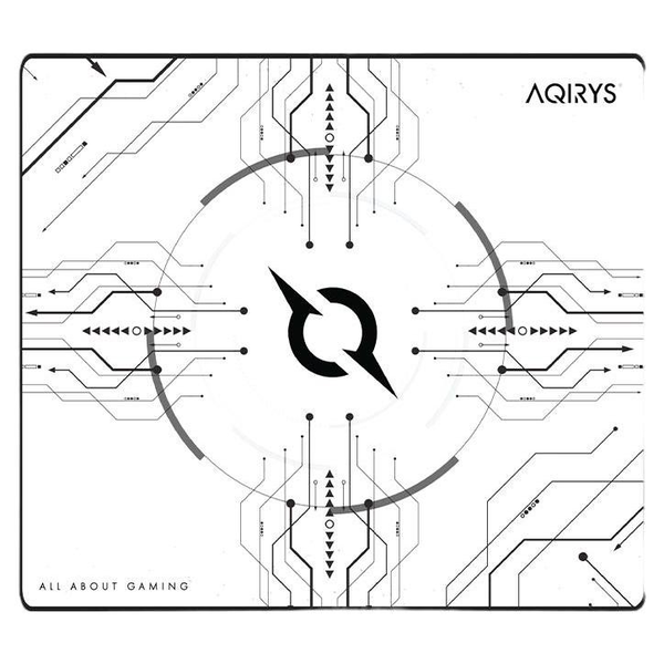 Aqirys Gruis Gaming Egérpad 450 x 400mm - Fehér Mintás
