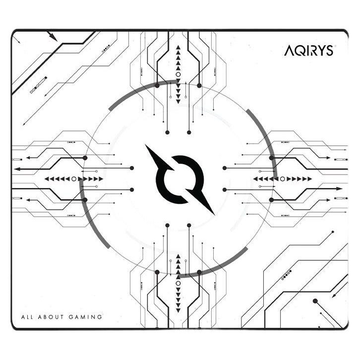 Aqirys Gruis Gaming Egérpad 450 x 400mm - Fehér Mintás (AQRYS_GRUISWHMD)