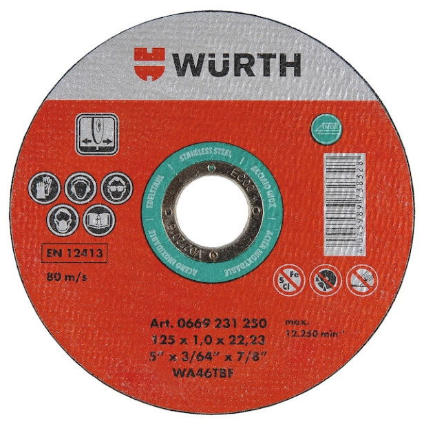 WÜRTH Vágókorong 115 × 22,2 × 1mm (0669231150961 1)
