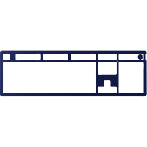 HyperX Alloy Rise Top Plate - Navy Blue Topramme til tastatur