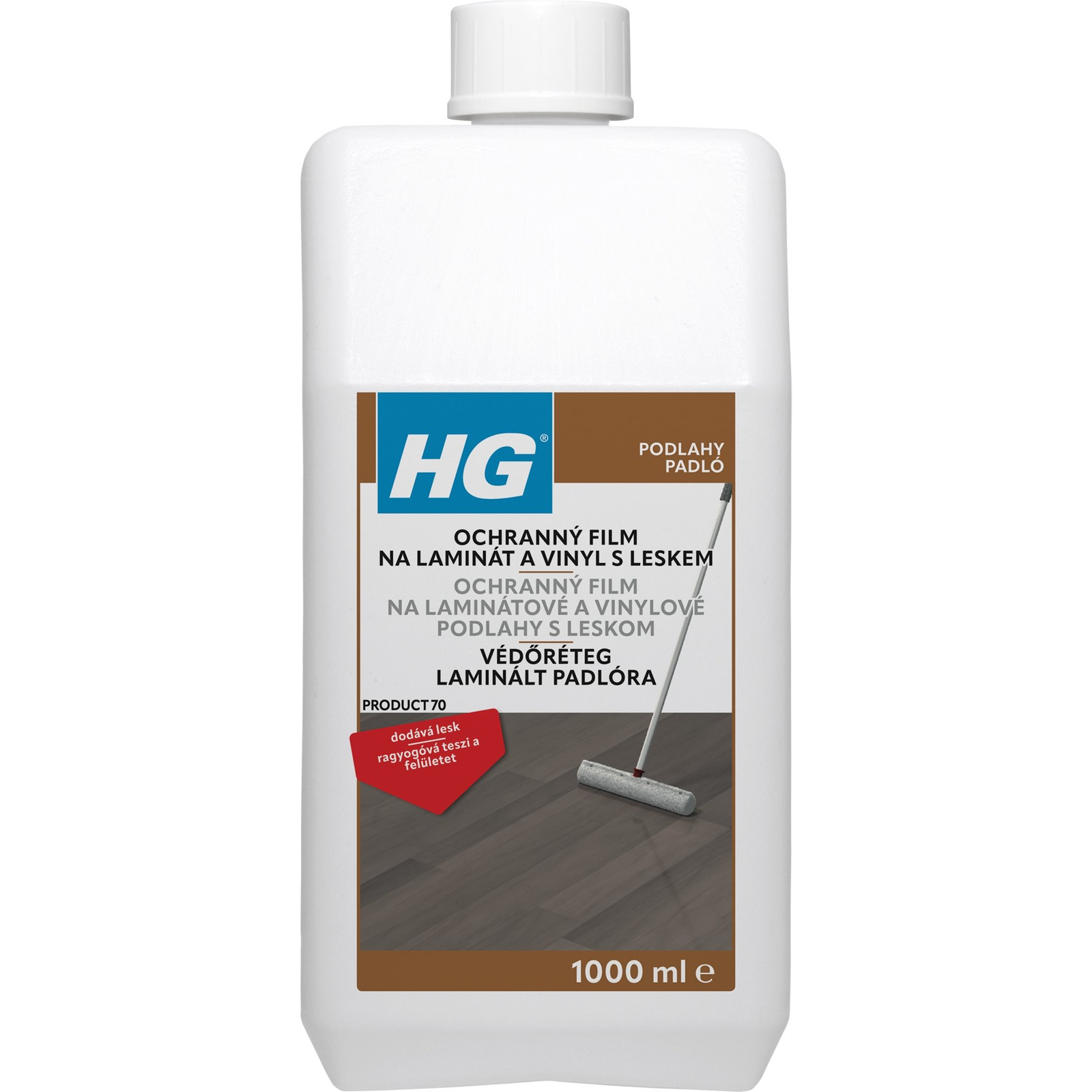 HG védőfólia laminátumhoz és vinilhez, fényes, 1000 ml (8711577015329)