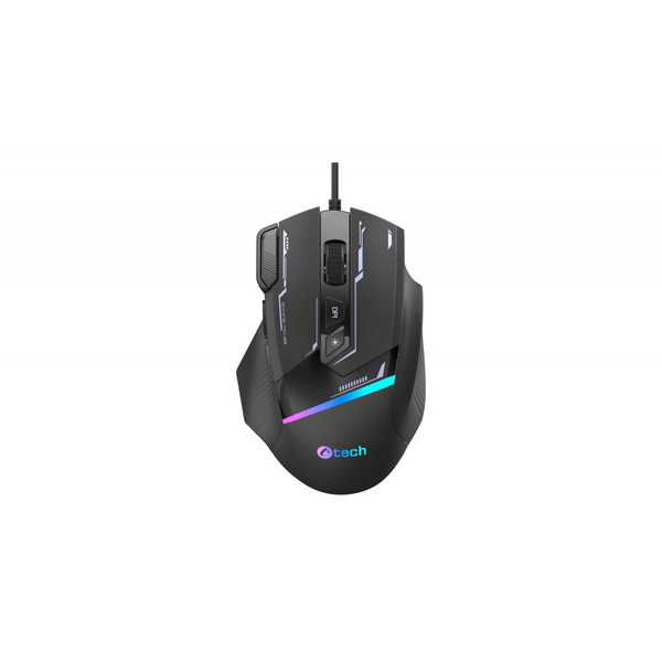 C-TECH Zyra GM-16 Gaming Egér RGB fekete