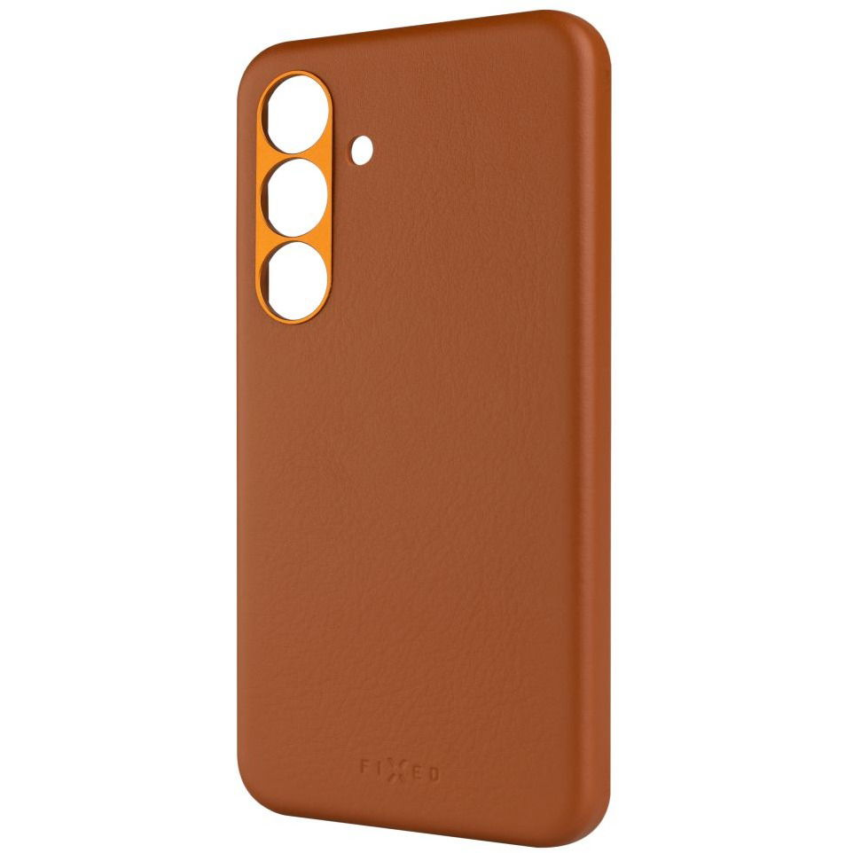 FIXED MagLeather Qi2 Samsung Galaxy S25 MagSafe barna tok (FIXLM-1504-BRW)