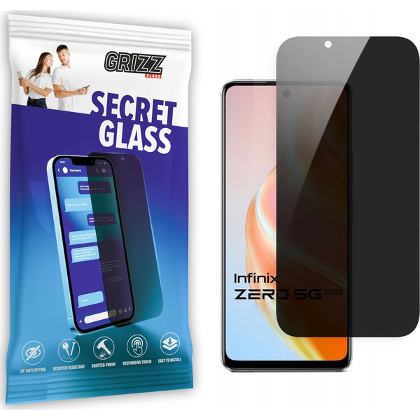  GrizzGlass Szkło prywatyzujące GrizzGlass SecretGlass do Infinix Zero 2023