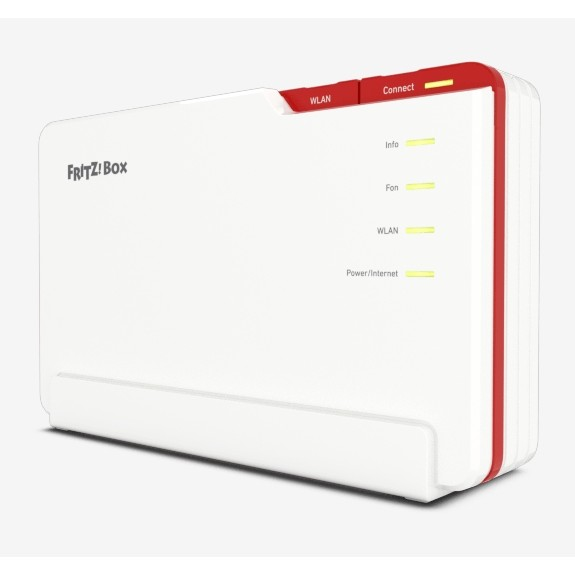 FRITZ!Box 5690 Pro vezetéknélküli router Gigabit Ethernet Háromsávos (2,4 GHz / 5 GHz / 5 GHz) Fehér (20003043)