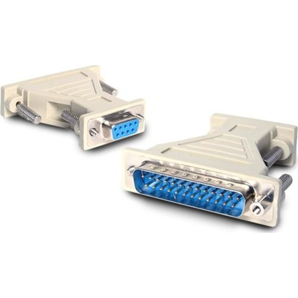 StarTech.com Adapter DB9F to DB25M Beige