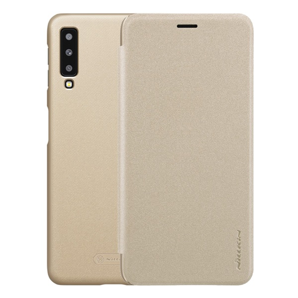 Nillkin Sparkle Samsung Galaxy A7 (2018) Flip Tok - Arany (GP-84461)
