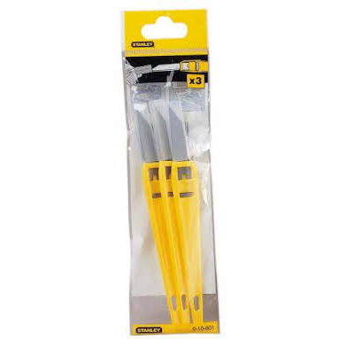 Stanley műanyag nyelű dekor kés, 3db/cs
