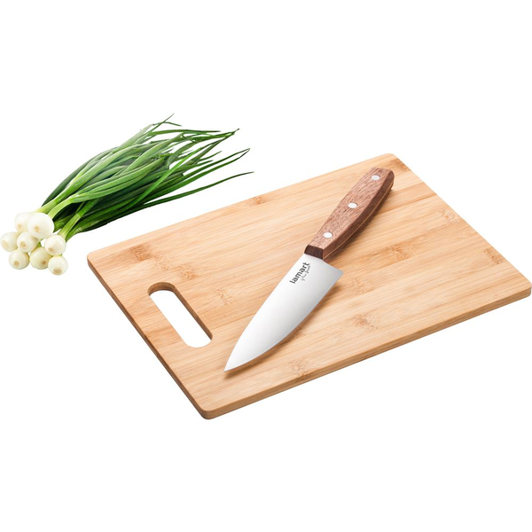 Lamart Bamboo LT2059 vágódeszka szakácskéssel