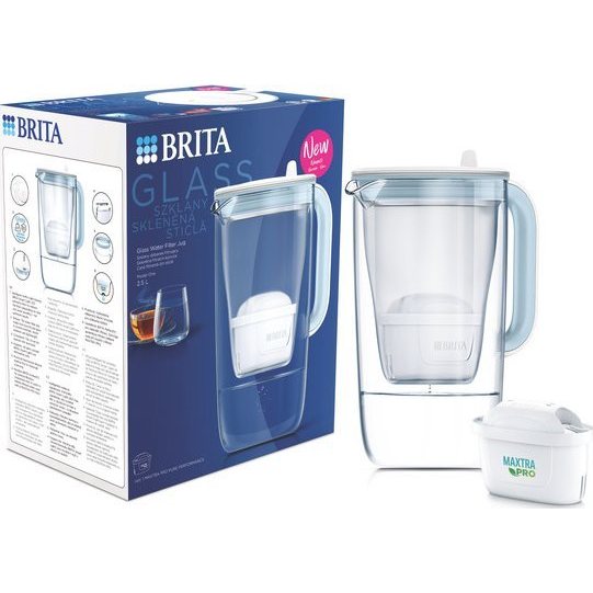 Brita Model One Üveg Vízszűrő Kancsó 2,5L + 2db Maxtra Pro vízszűrő (126032)