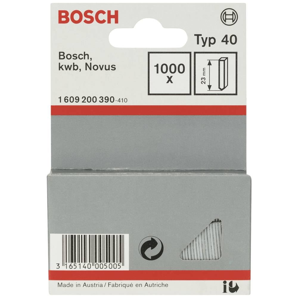 Bosch Accessories 40-es típusú tűzőgép szög 1000 db1609200390 (1609200390)