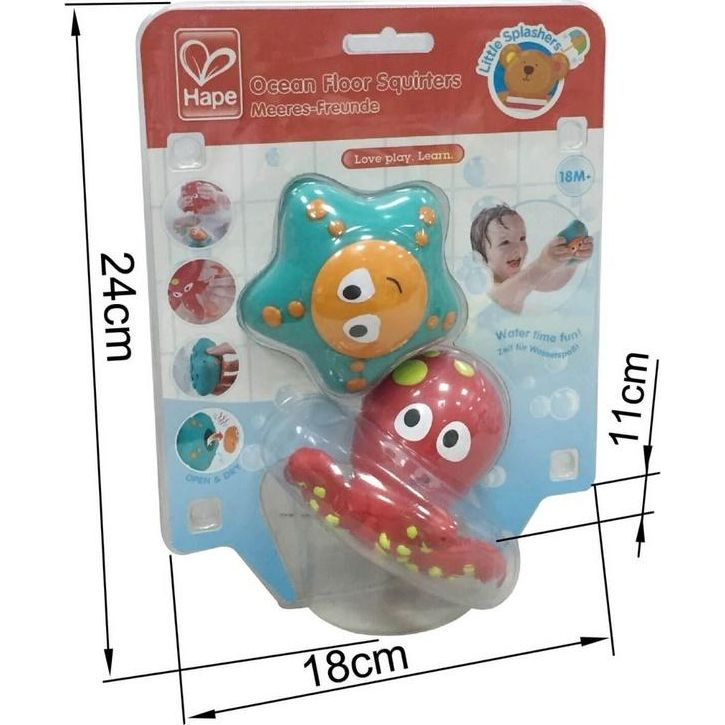 Октопод и морска звезда - Играчки за баня — HaPe