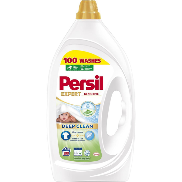 Течен перилен препарат Persil Deep Clean Expert Sensitive, 100 изпирания