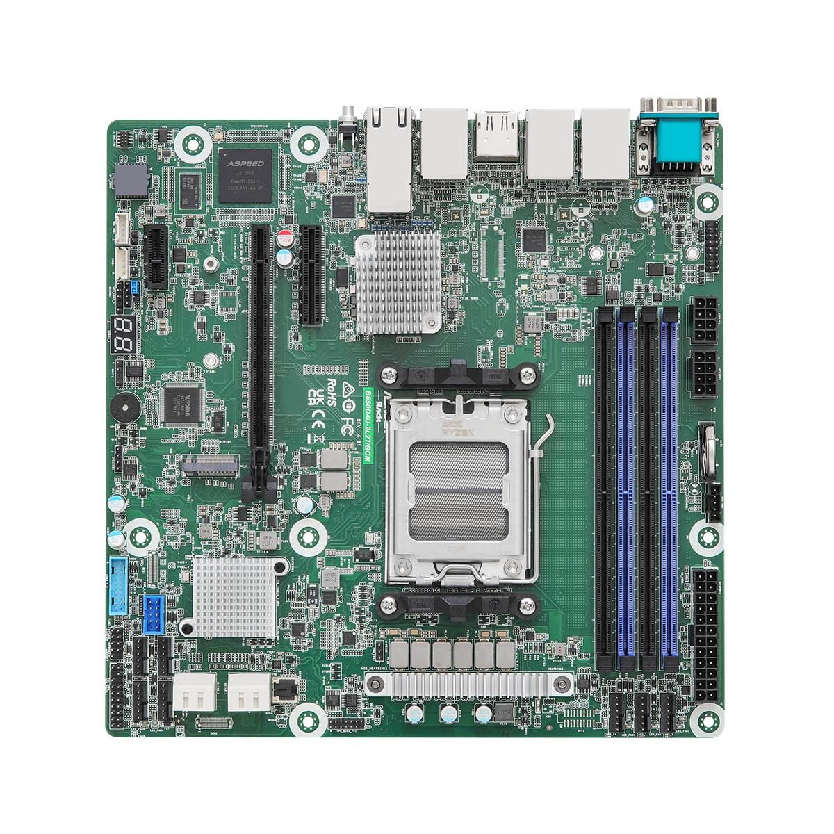 Asrock B650 D4U-2L2T/BCM DDR5 AMD AM5 MicroATX Alaplap (B650D4U-2L2T/BCM)