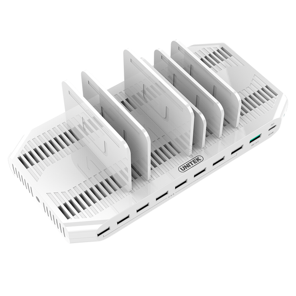 Unitek Y-2190 10-port USB Smart töltő állomás (160W)