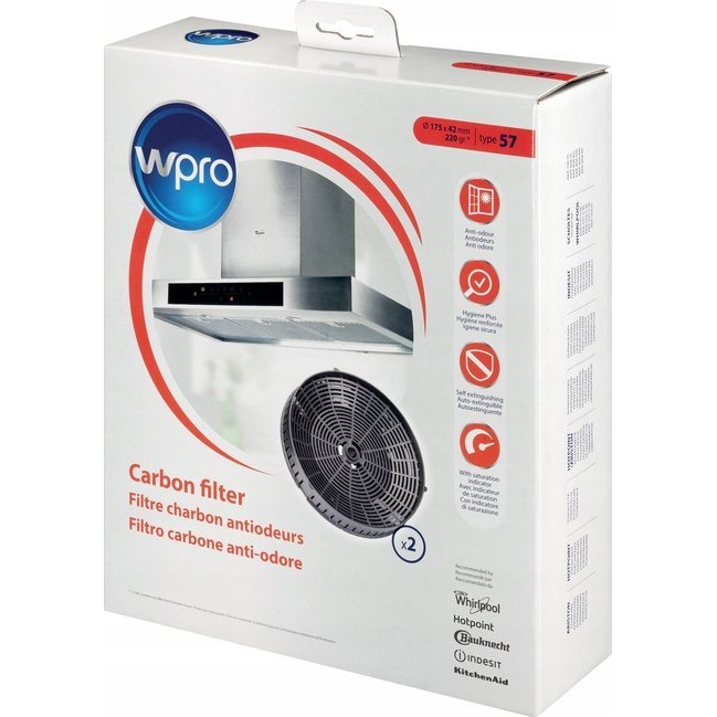 Whirlpool CHF 57 príslušenstvo k odsávačom pár Filter odsávača pár