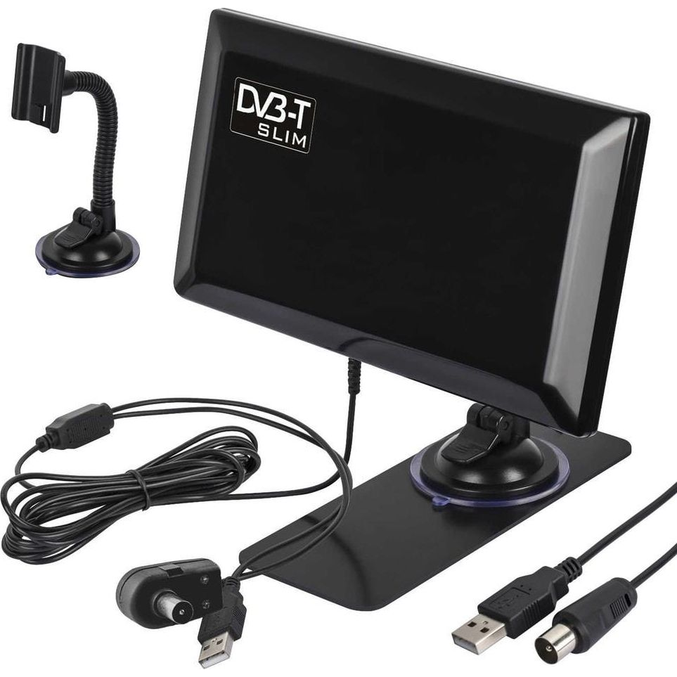 Aktív Szobaantenna DVB-T/T2 HEVC Maclean Slim MCTV-948 (MCTV-948)