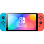 Nintendo Switch OLED портативна конзола за игра 17,8 см (7") 64 GB Тъчскрийн Wi-Fi Черен, Син, Червен