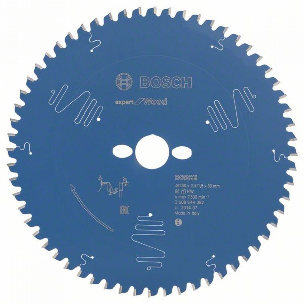 Bosch 2 608 644 082 lame pentru ferăstraie circulare 26 cm 1 buc.