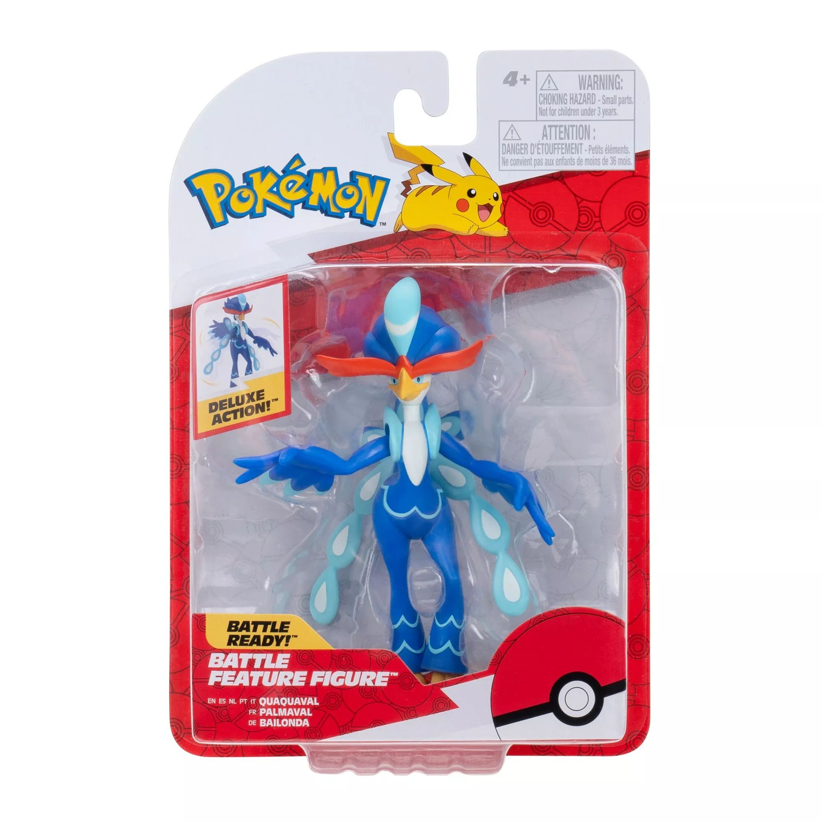 Pokémon gyűjthető Figura 11 cm - Quaquaval (PKW4078)