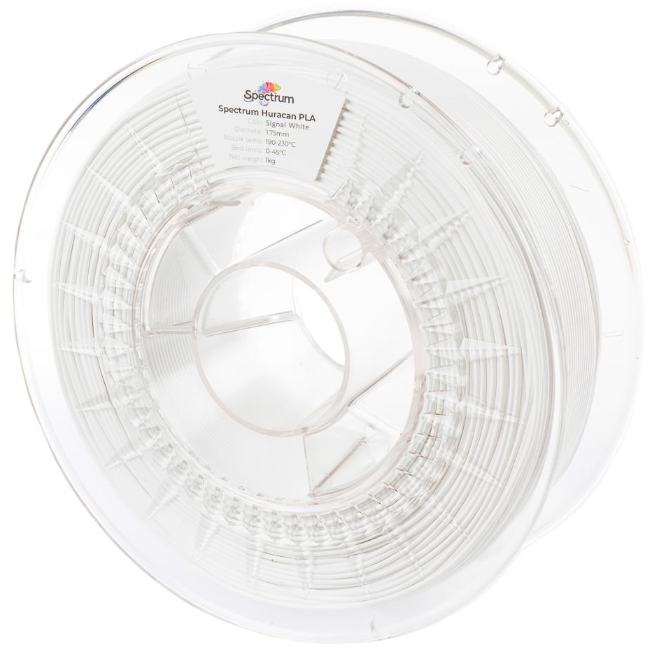 Spectrum Huracan PLA 1,75 mm, Signal White, 1 kg (80929)