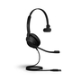 Jabra Evolve2 30, UC Mono Headset Vezetékes Fejpánt Iroda/telefonos ügyfélközpont USB A típus Fekete
