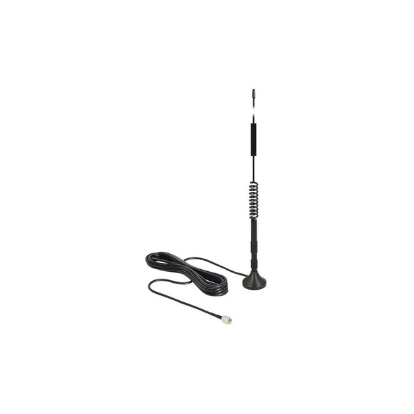 Delock LTE antenna SMA-dugó 5 dBi irányítatlan, rögzített, mágneses talppal és csatlakozókábellel (R