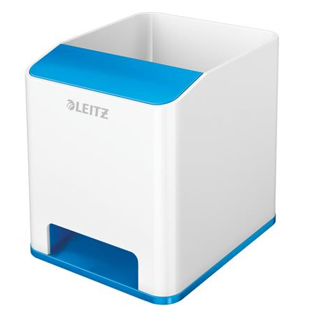 Leitz 53631036 toll és ceruzatartó Polisztirén Kék, Fehér (53631036)