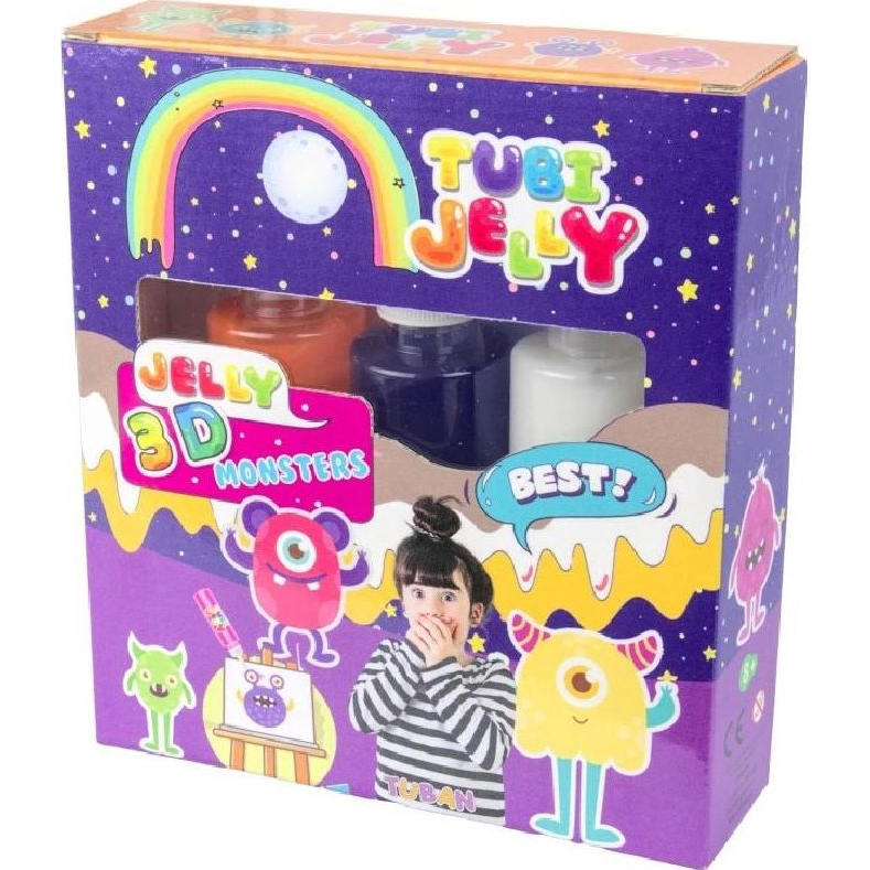 Tuban Tubbi Jelly Szörnyes Szett 3 Színű (GXP-725143)