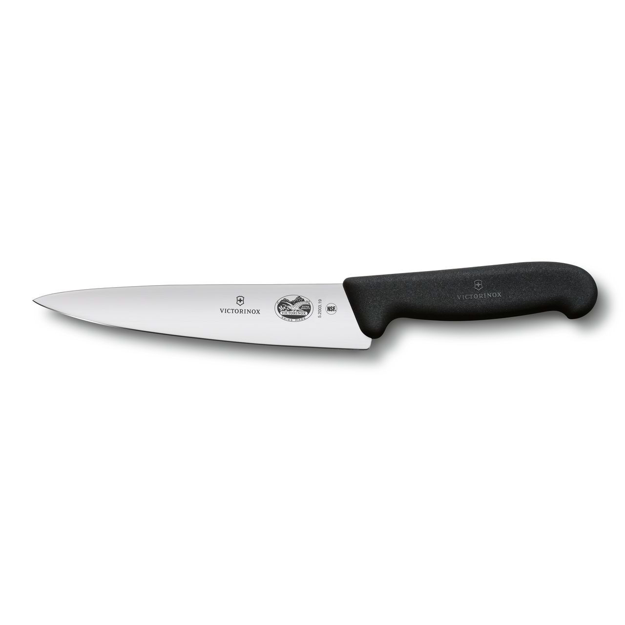 Victorinox Fibrox Szakácskés - Fekete (22 cm) (5.2003.22)