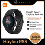 Haylou RS3 LS04 Smart Watch Smartwatch 1.2-Inch AMOLED Screen GPS 5ATM Waterproof Heart Rate Monitor Fekete EU