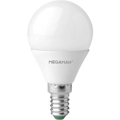 Megaman MM21088 LED EEK F (A - G) E14 Csepp forma 5.5 W = 40 W Semleges fehér (Ø x H) 45 mm x 84 mm 1 db (MM21088)