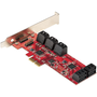 StarTech.com 10P6G-PCIE-SATA-CARD csatlakozókártya/illesztő Belső