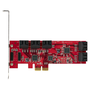 StarTech.com 10P6G-PCIE-SATA-CARD csatlakozókártya/illesztő Belső