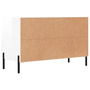 fehér magasfényű szerelt fa TV-szekrény 80x36x50 cm