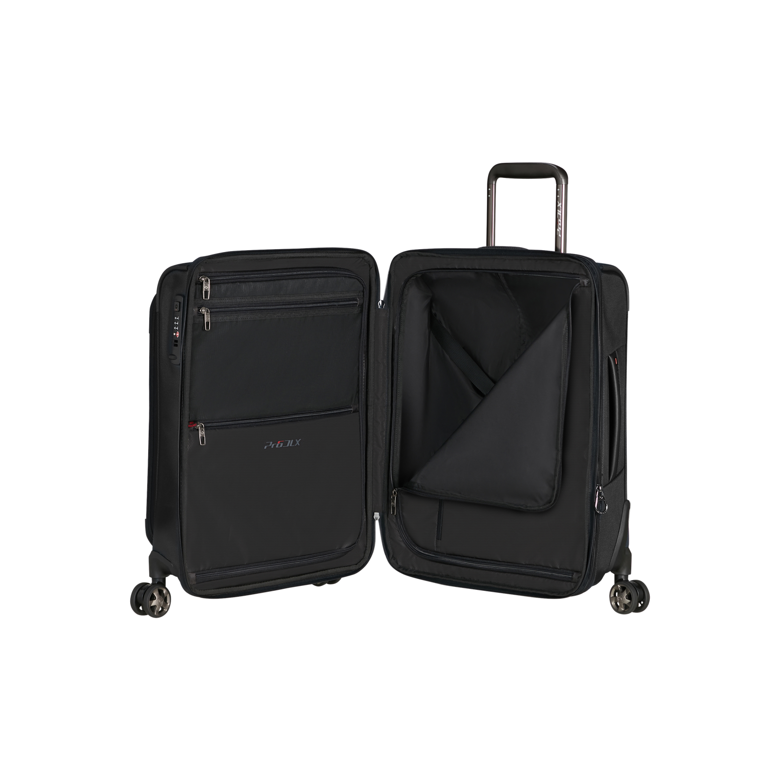 Samsonite PRO-DLX 6 Spinner Puhafedeles négykerekű kabinbőrönd - Fekete (148135-1041)