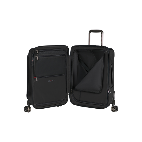 Samsonite PRO-DLX 6 Spinner Puhafedeles négykerekű kabinbőrönd - Fekete