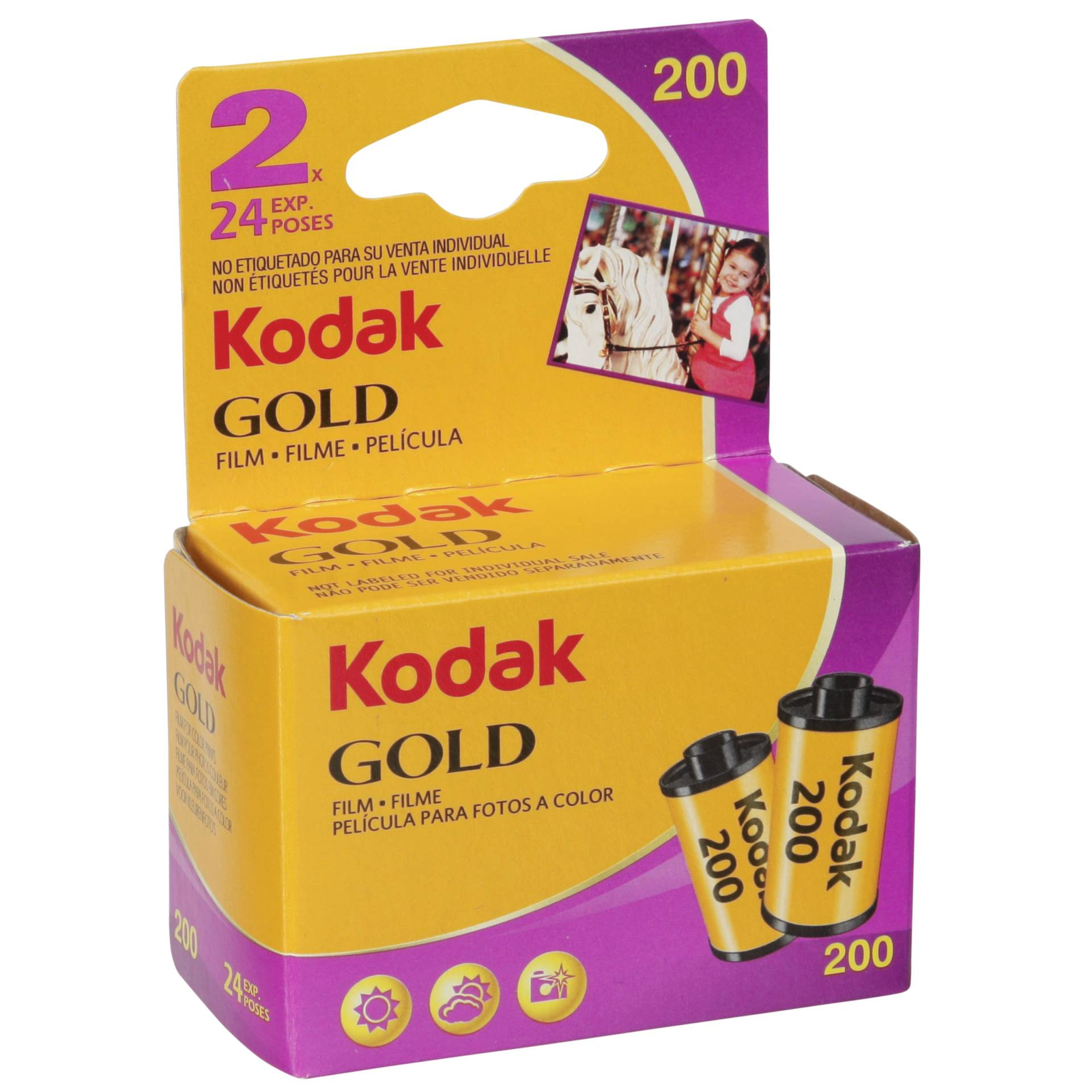 Kodak Gold 200 (ISO 200 / 135-24) Színes negatív film (2db / csomag) (6033963)
