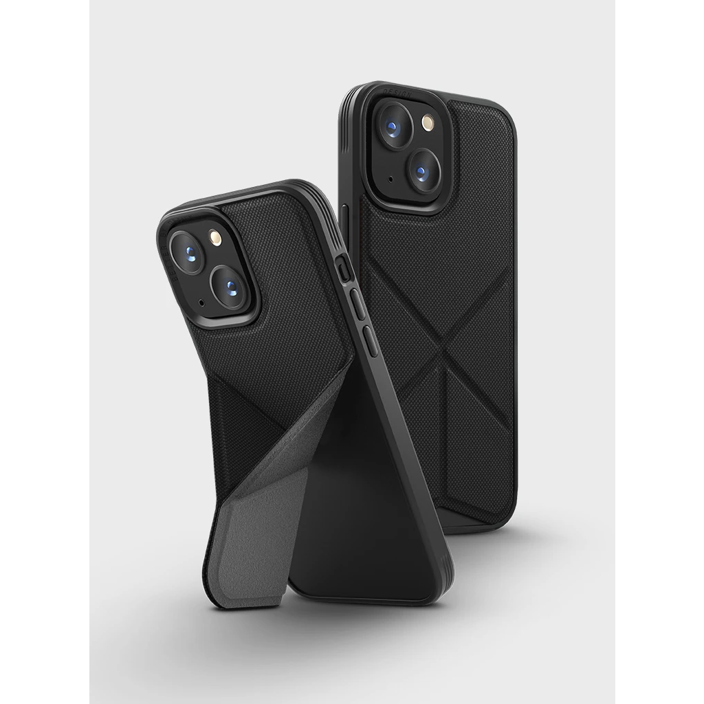 Uniq Transforma Apple iPhone 13 Magsafe Szilikon Tok - Fekete (UNIQ-IP6.1HYB(2021)-TRSFMBLK)