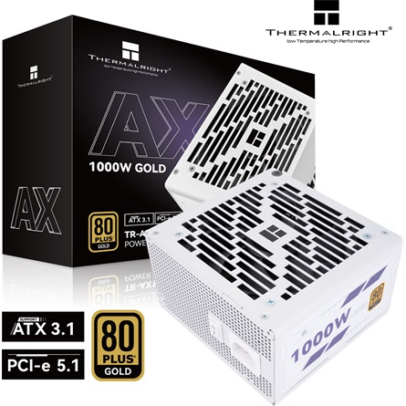 Thermalright AX-1000-W ATX desktop tápegység 1000W 80+ Gold BOX (TR-AX 1000-W)