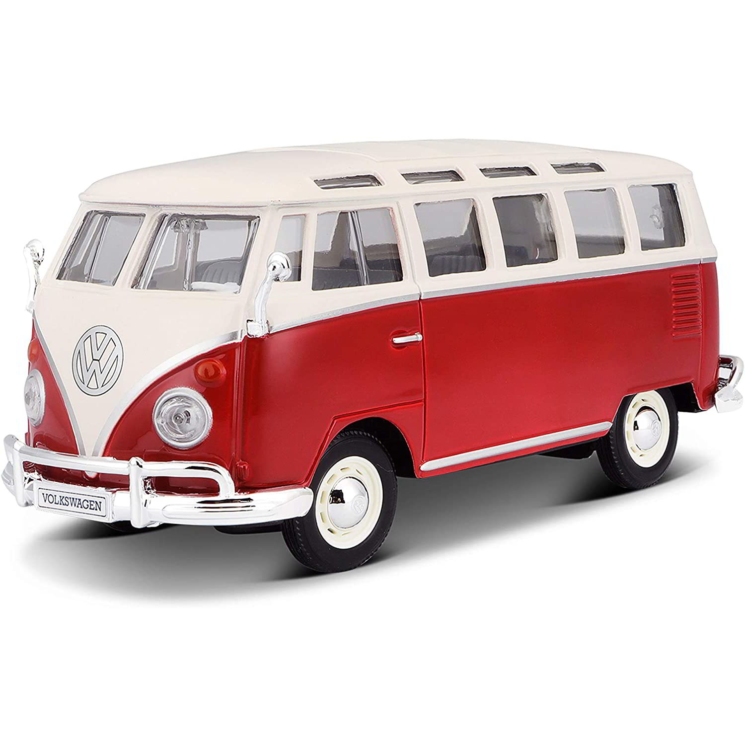 Maisto VW Bus Samba busz fém modell (1:25) (531956)