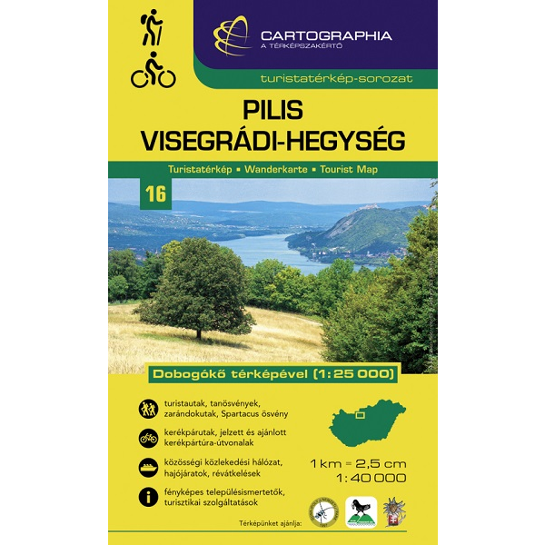 Pilis és Visegrádi-hegység turistatérkép