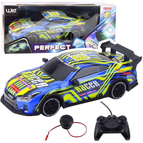 Távirányítós Sportautó Kék-sárga 23064