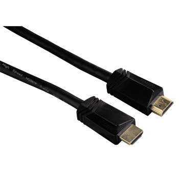 Hama HDMI/HDMI, 3 m HDMI kábel HDMI A-típus (Standard) Fekete (122105)