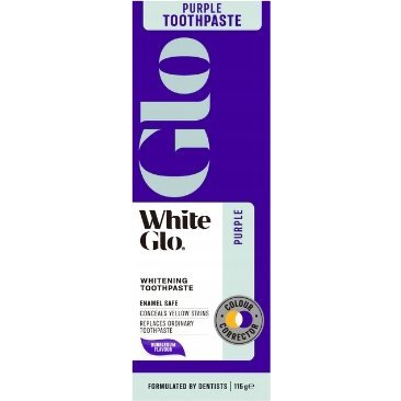 Alkotest WHITE GLO_Purple Whitening Toothpaste pasta do zębów 115g