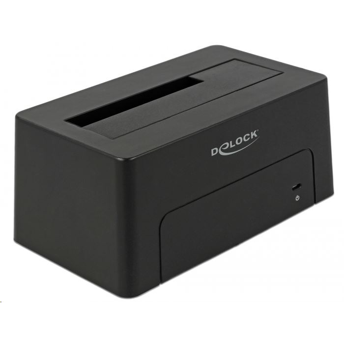 Delock 2.5"-3.5" merevlemez dokkoló fekete (63958) (Delock 63958)